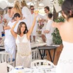 Evening ambiance with warm lighting at Bagatelle Saint-Tropez