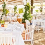 Close-up of a signature plate served at Bagatelle Saint-Tropez