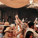 Guests celebrating at Casa Amor Saint-Tropez
