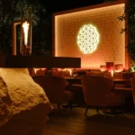 Outdoor seating area at Kinugawa Ramatuelle