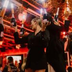 Evening celebration with champagne service at La Opera Saint-Tropez