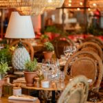 Elegant dining area at Le Café Saint-Tropez