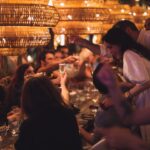 Vibrant nightlife atmosphere at Le Café Saint-Tropez