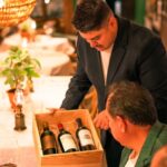 Premium wine service at Le Café Saint-Tropez