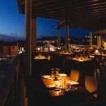 Courtyard near Zuma Porto Cervo restaurant
