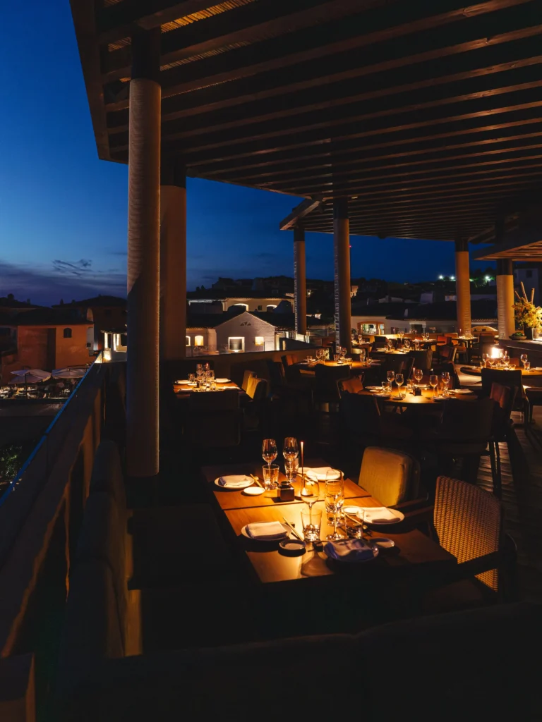 Courtyard near Zuma Porto Cervo restaurant