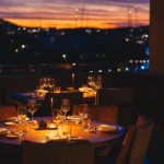 Open-air dining room at Zuma Porto Cervo