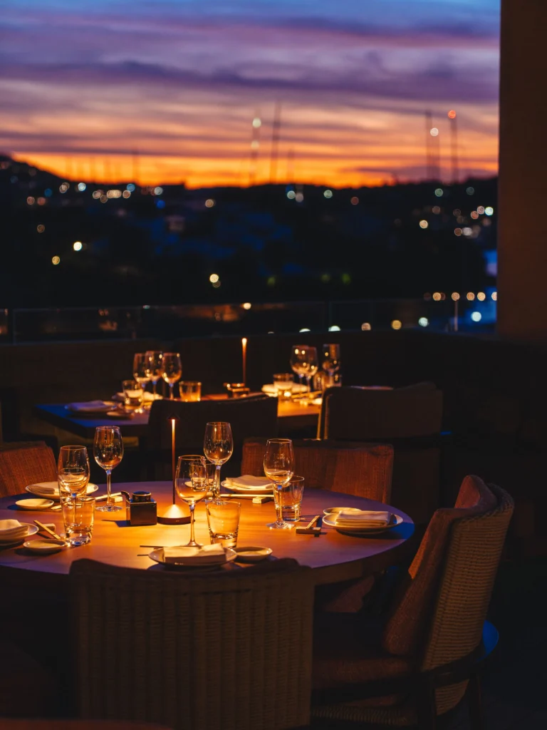 Open-air dining room at Zuma Porto Cervo