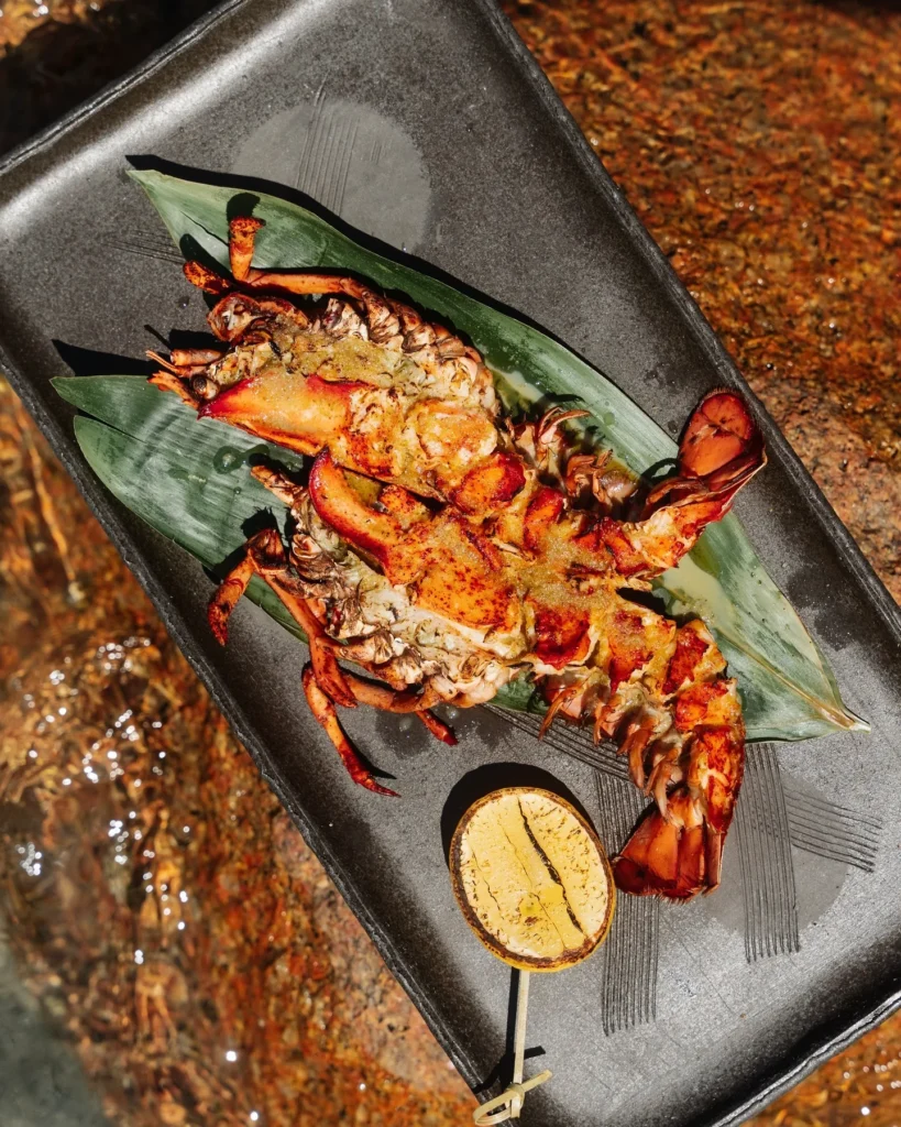 Signature seafood platter served at Zuma Porto Cervo