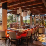 Sunset lounge seating at Zuma Porto Cervo