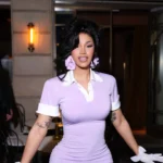 Cardi B spotted at Siena Paris restaurant in Paris