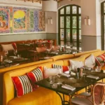 Bar lounge at Hôtel Lou Pinet Saint-Tropez