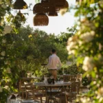 Garden dining experience at Hôtel Lou Pinet Saint-Tropez