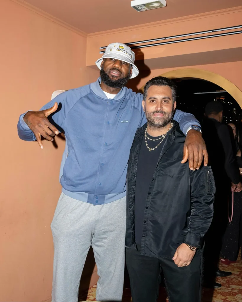 LeBron James spotted at Siena Paris restaurant in Paris