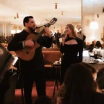 Live musical performance entertaining guests at Siena Paris