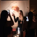 Vittoria Ceretti spotted at Siena Paris restaurant in Paris