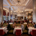 Elegant main dining room at Scott's Mayfair in London