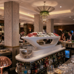 Oyster bar and dining area at Scott's Mayfair in London