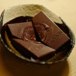 Chocolate dessert served at L'Altiplano at K2 Palace Courchevel