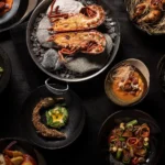 Selection of Peruvian-inspired dishes served at L'Altiplano K2 Palace