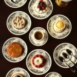 Selection of gourmet dishes served at Chalet de Pierres Courchevel