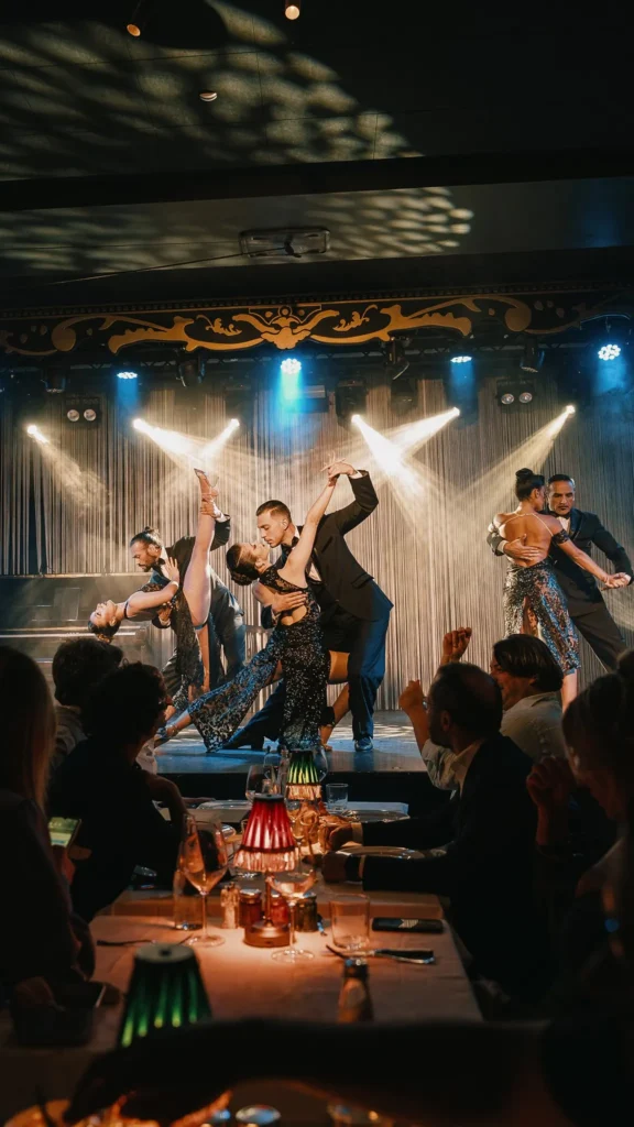 Live stage performance at El Porteño Prohibido