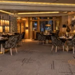 Elegant restaurant interior at K2 Palace Courchevel