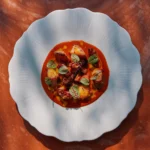 Grilled octopus dish served at Kinugawa Rive Gauche