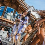Exterior view of La Folie Douce Méribel in the mountains