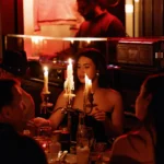 Candlelit dinner and live music at La Mangeoire Courchevel