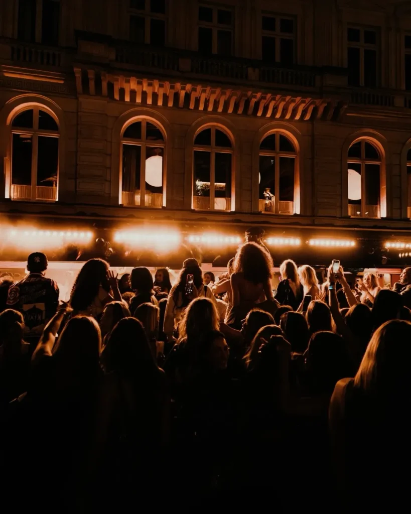 DJ performing during a night at L'Arc Paris