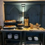 Breakfast spread served at Le Chabichou Courchevel