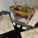Cocktail served at Le Chabichou Courchevel