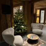 Gourmet meal and wine served at Le Chabichou Courchevel