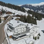 Panoramic snowy mountain view from Le Chabichou Courchevel