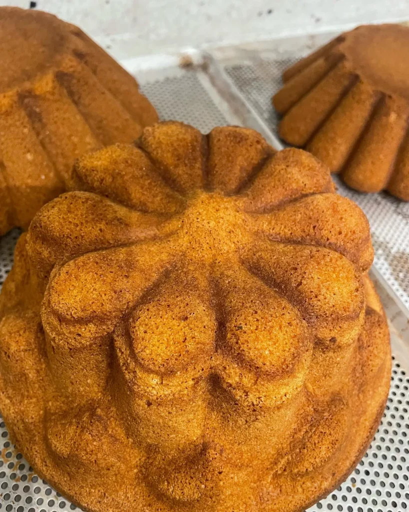 Freshly baked dessert served at Le Genepi Courchevel