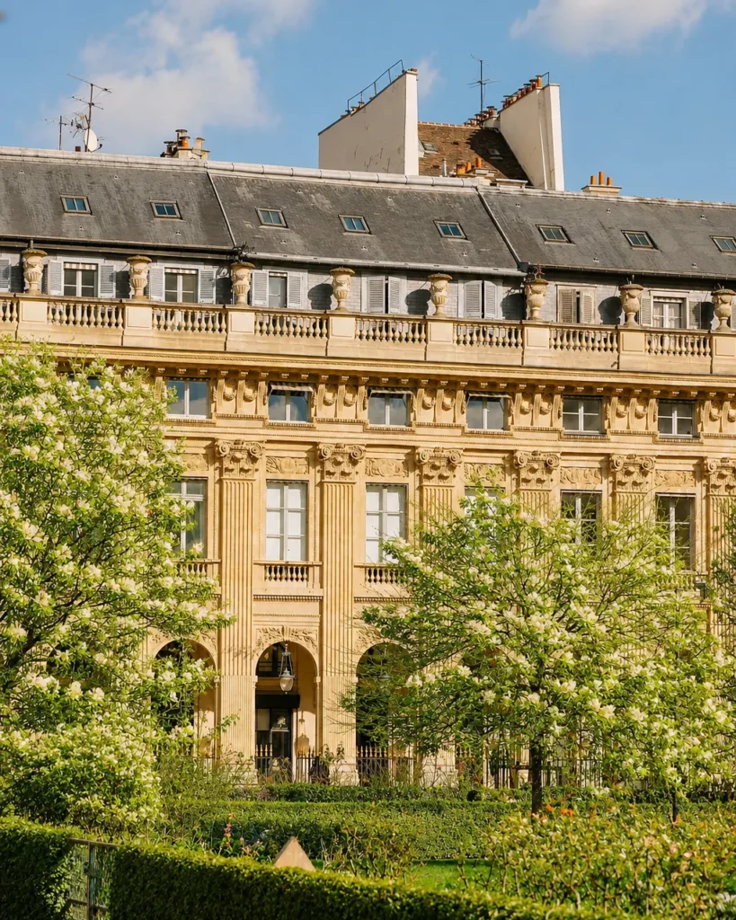 Historic building exterior of Le Royal Monceau Paris