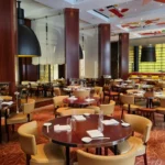Elegant dining room at Le Royal Monceau Paris