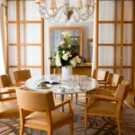 Elegant dining area at Le Royal Monceau Paris