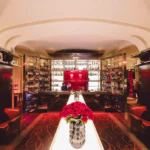 Luxurious restaurant interior at Le Royal Monceau Paris