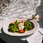 Fresh salad served at Loulou Paris