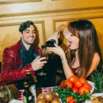Guests enjoying food and drinks together at Maison Milano