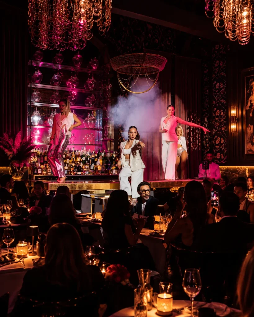 Live performance entertaining guests at Maison Milano