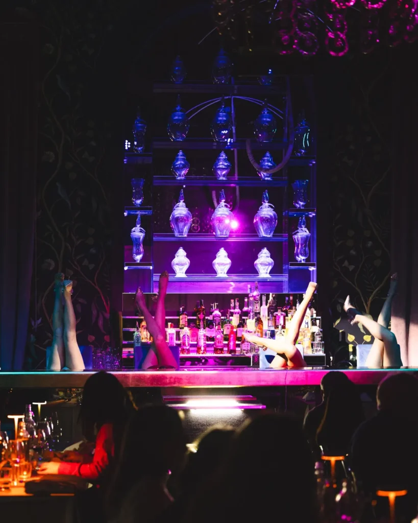 Colorful stage show at Maison Milano