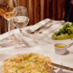 Gourmet plated dish served at Matignon Paris