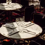 Elegant table setting inside Matignon Paris