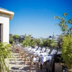 MUN Paris rooftop restaurant terrace with Paris views