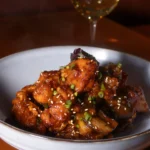 Glazed gourmet dish served at Pachamama Paris