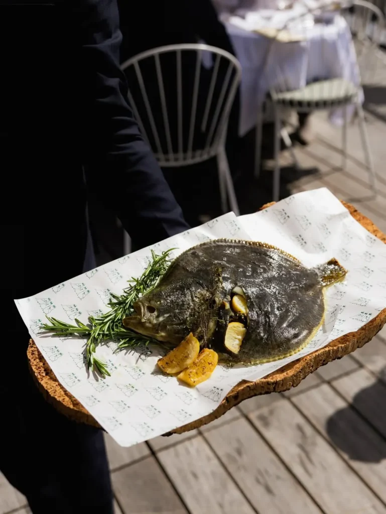 Gourmet dish served at Perruche Paris