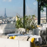 Perruche Paris terrace with panoramic views of Paris